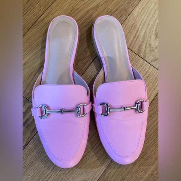 BCBG Zorie Bit Mules Gorgeous Pink Size 6.5 - Picture 3 of 3